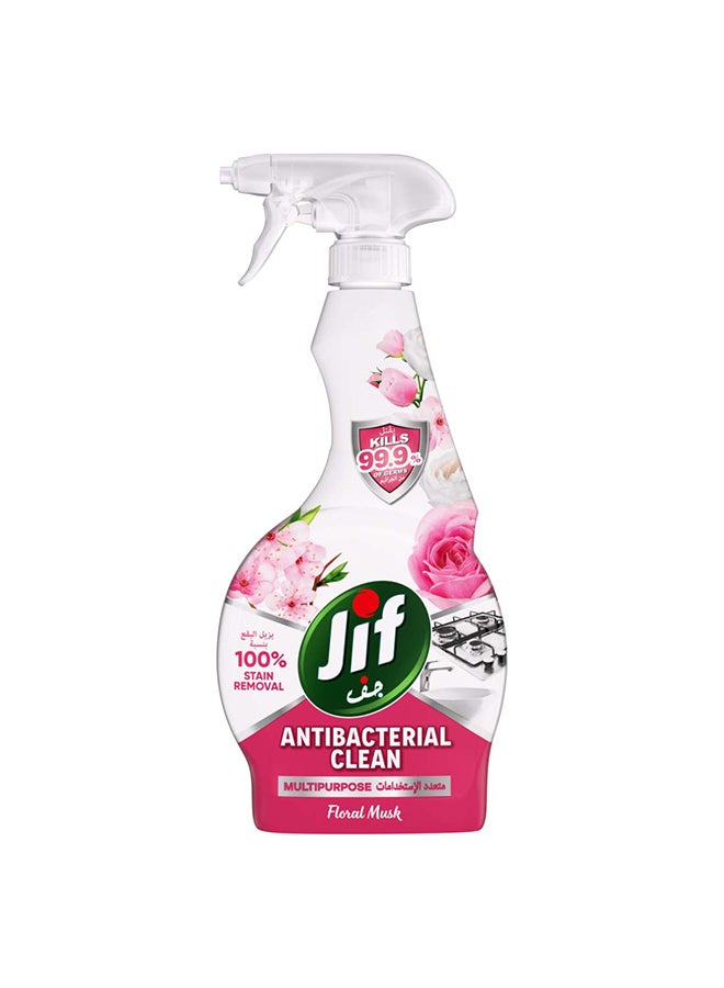 Jif Antibacterial Clean Multipurpose Spray, Floral Musk, 470ml - Image 2